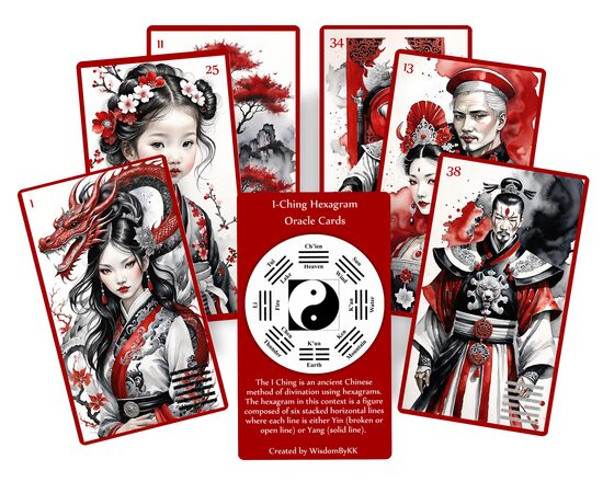 I-Ching Heksagrammu kārtis
